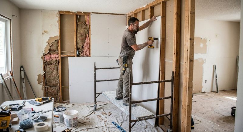 Drywall Replacement in Kansas City, MO